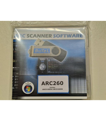ARC260 Windows software voor UBCD160/260DN